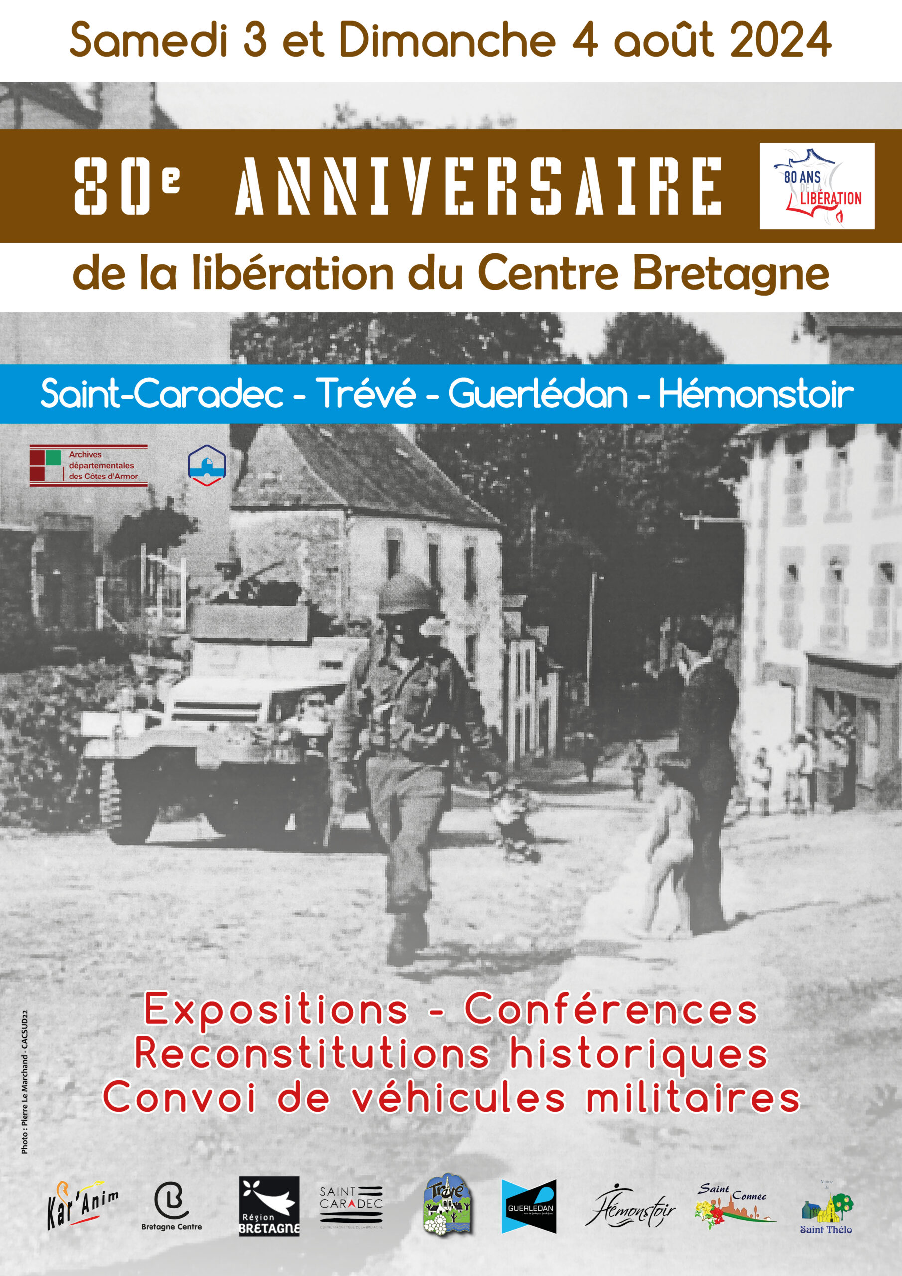 80ème anniversaire de la libération du Centre Bretagne
