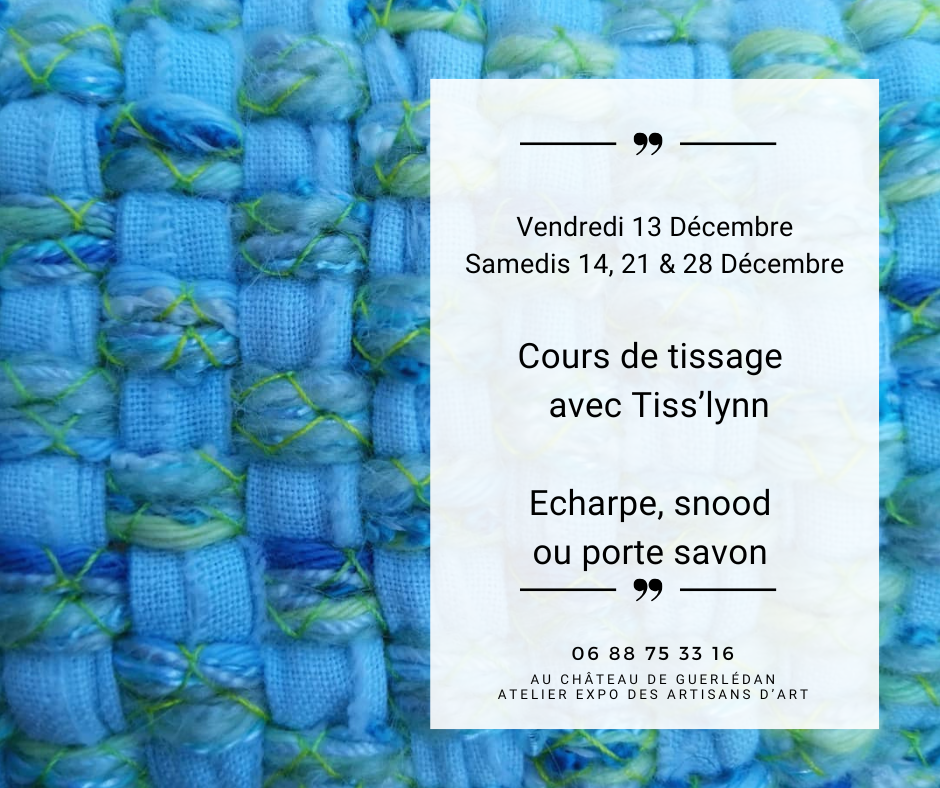 Cours de tissage avec Tiss'lynn